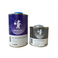 Blanke Lak MS - 1,5 liter set - MS Clear Coat 1-204 De Beer