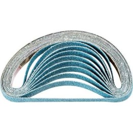 Schuurband set voor bandschuurmachine pneu 10x330mm