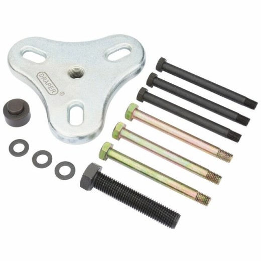 Poelie trekset binnen/buiten 6-delig