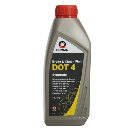 Remvloeistof DOT 4 - 1 liter Comma BF41L