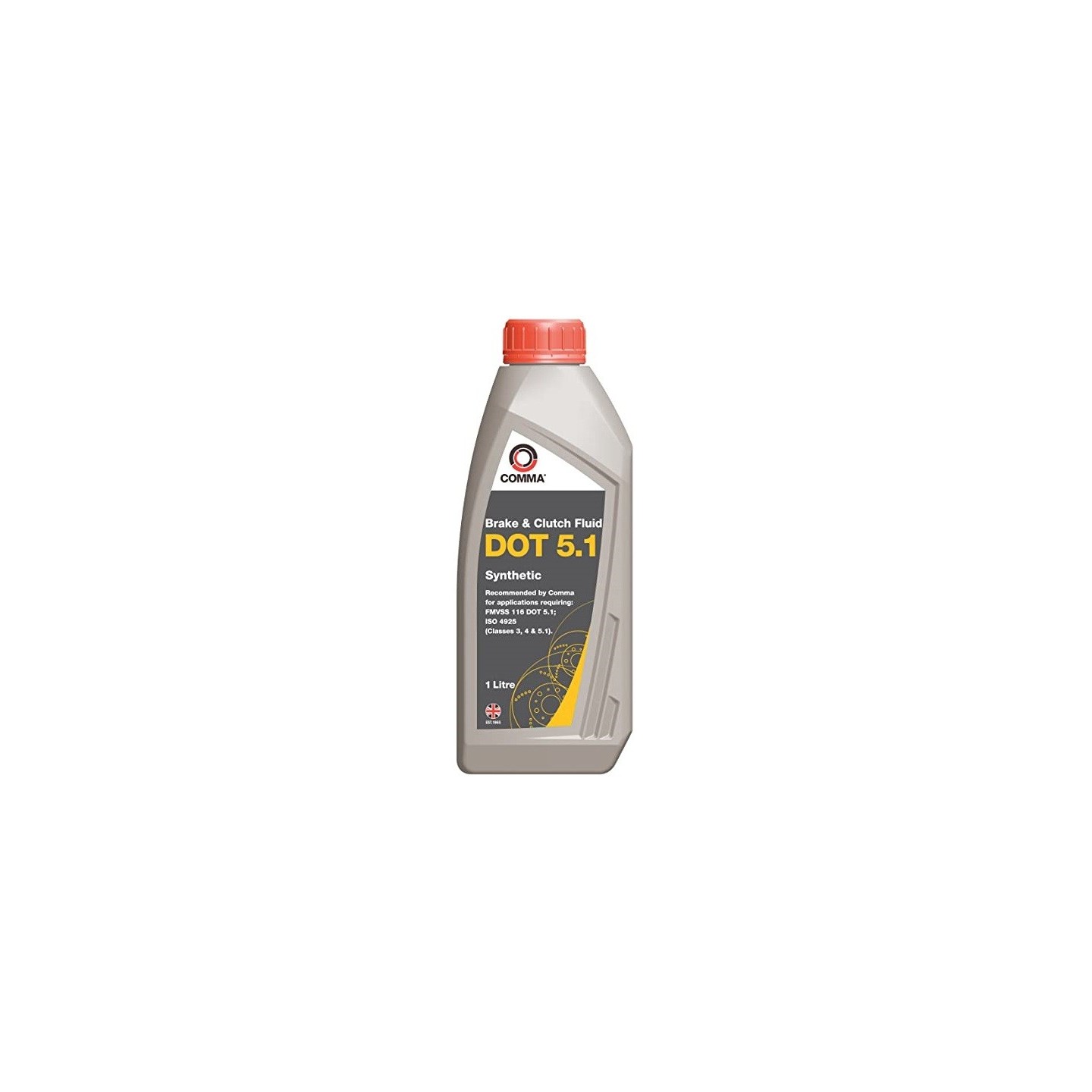 Remvloeistof DOT 5.1 - 1 liter Comma BF41L