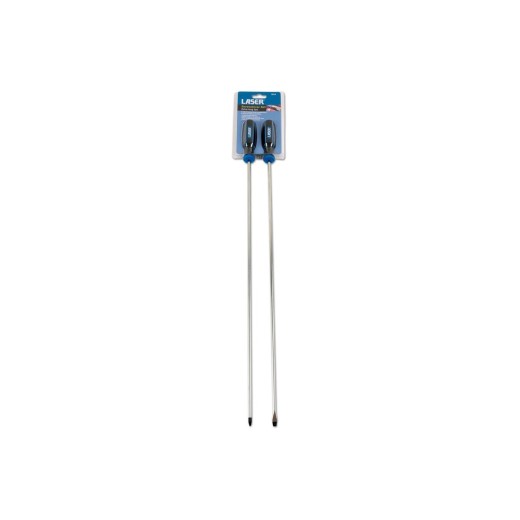 Schroevendraaierset - Extra lang, 2-delig Laser Tools