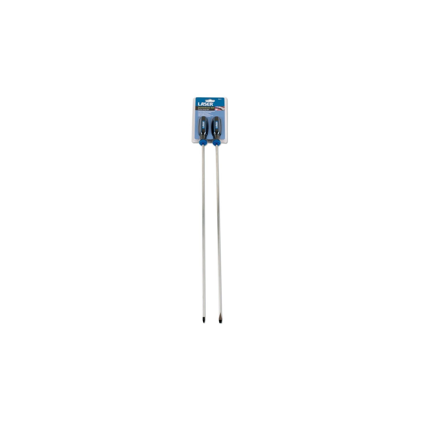 Schroevendraaierset - Extra lang, 2-delig Laser Tools