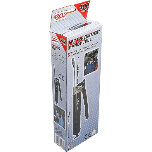 Vetspuit 400cc met 2 adapters
