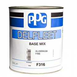 PPG Delfleet F316 Aluminium Fine 3.5 ltr.