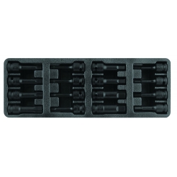 Impact torx / inbus doppen 1/2"  - 16 delig