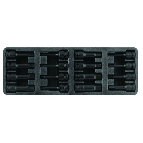 Impact torx / inbus doppen 1/2"  - 16 delig