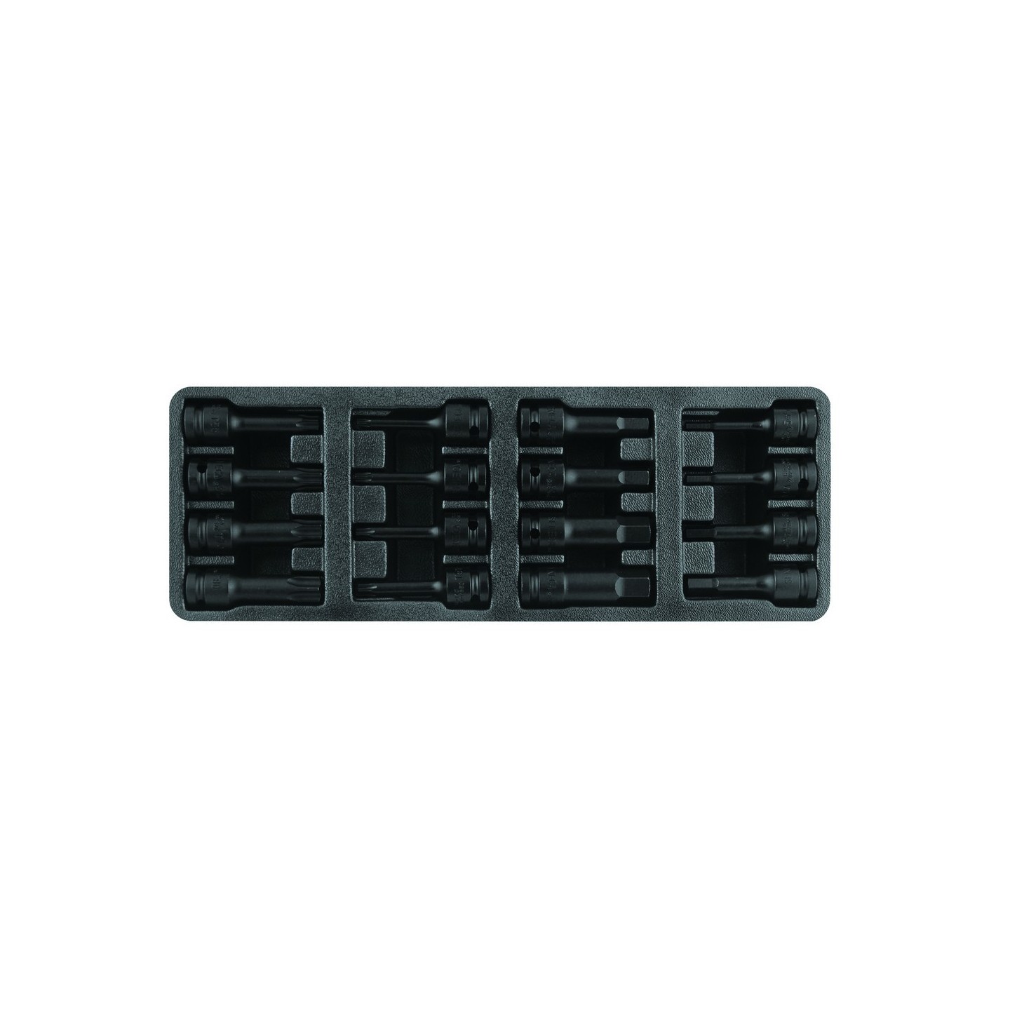 Impact torx / inbus doppen 1/2"  - 16 delig