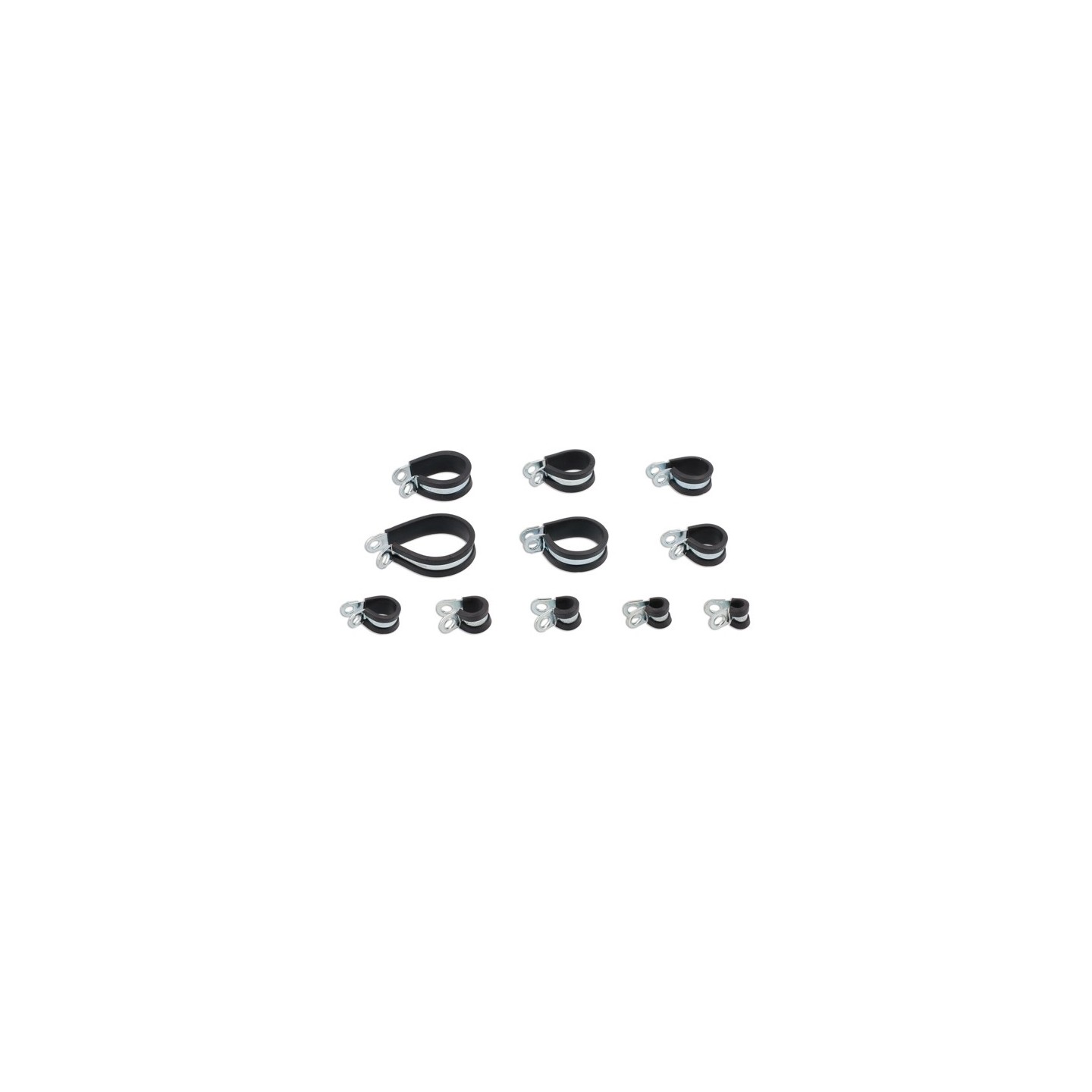 Assortiment P Clips - leidingbeugels 60-delig