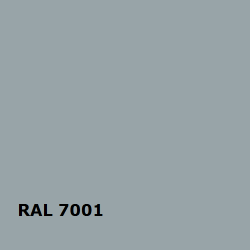 Zilvergrijs RAL 7001, hoogglans - 500 gram Poedercoat poeder