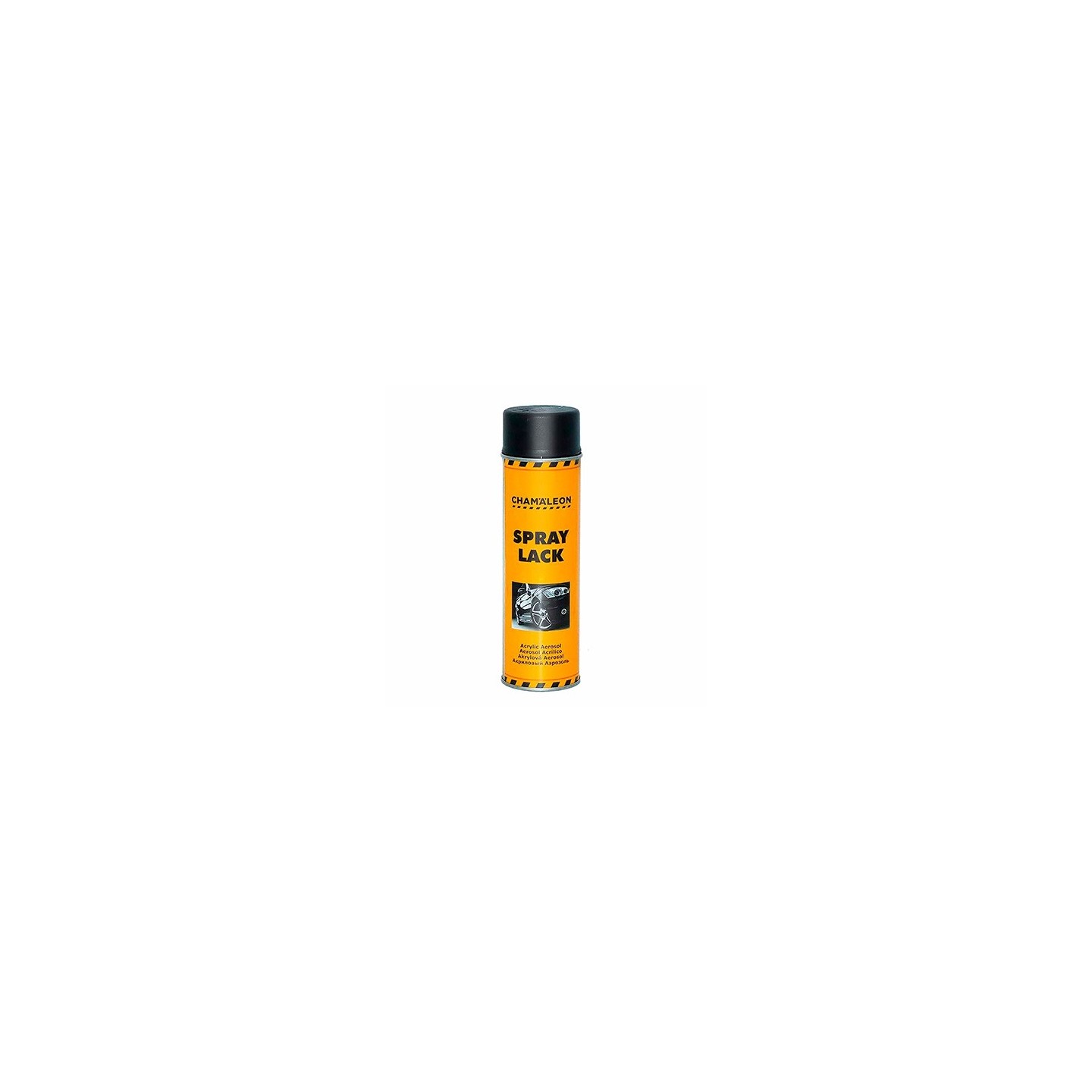 Mat zwart spuitbus 500 ml - Chameleon