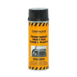 Transparant zwart voor glas en kunststof spuitbus 400 ml - Chameleon