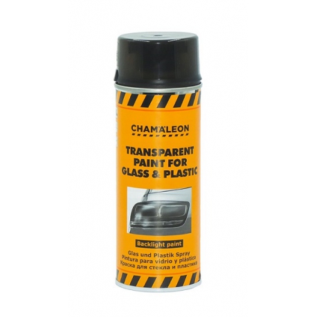 Transparant zwart voor glas en kunststof spuitbus 400 ml - Chameleon