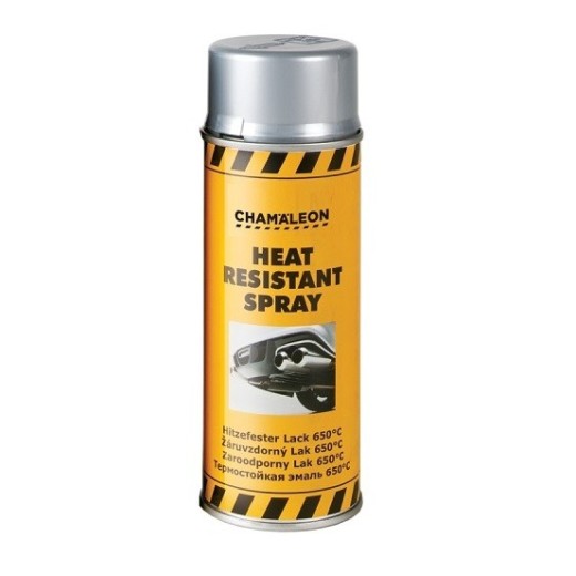 Hittebestendige lak 650°C zilver spuitbus 400 ml - Chameleon