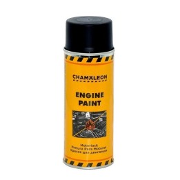 Motor lak 300°C mat zwart spuitbus 400 ml - Chameleon