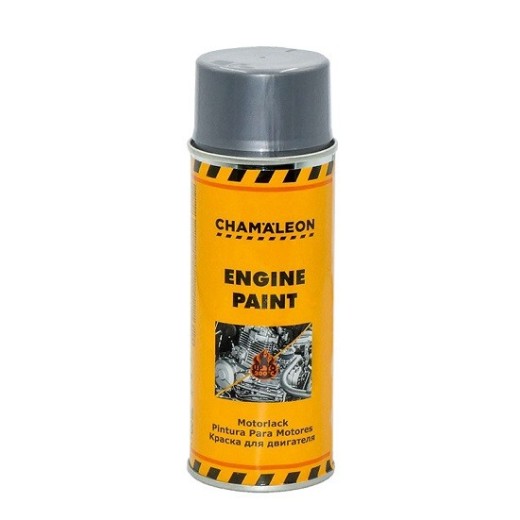 Motorlak 300°C zilver spuitbus 400 ml - Chameleon