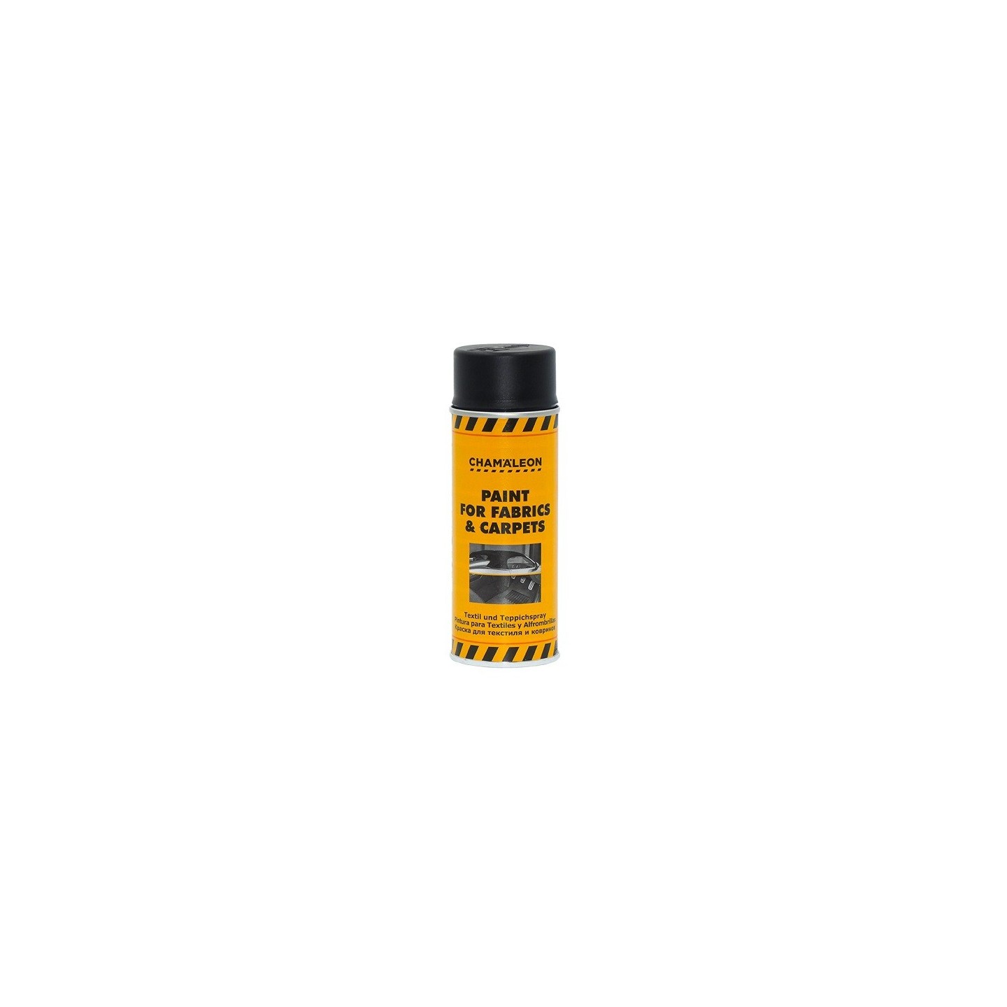 Verf voor stof en tapijt zwart spuitbus 400 ml - Chameleon