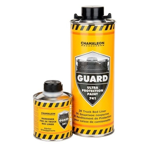 Bedliner Guard 2K zwart set 1 liter - Chameleon