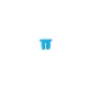 Trim clip blauw voor Fiat, Scoda & Iveco 10 stuks