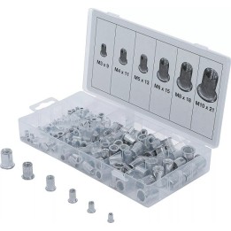 Assortiment blindklinkmoeren | aluminium | 150-dlg.
