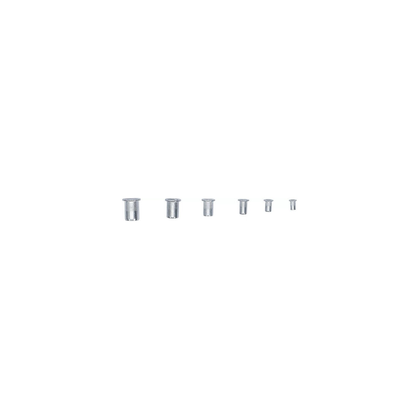 Assortiment blindklinkmoeren | aluminium | 150-dlg.