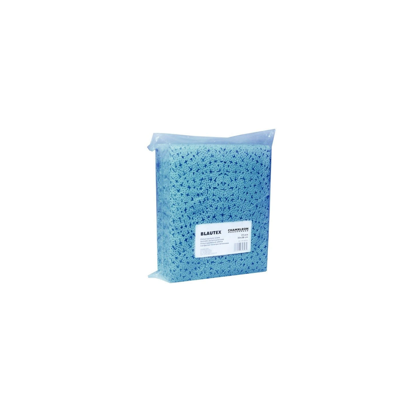Poetspapier blauw - dubbel laags 1 rol