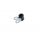 Rubber Gevoerde P Clips 5 mm 10st