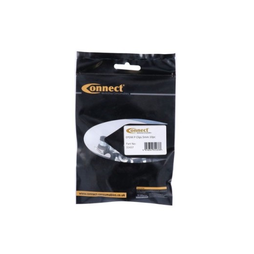 Rubber Gevoerde P Clips 8 mm 10st