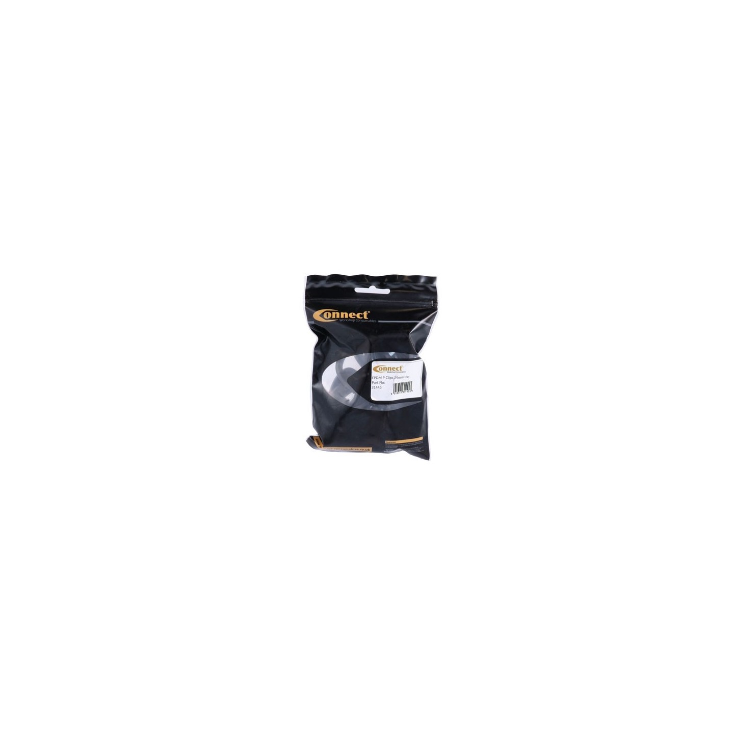 Rubber Gevoerde P Clips 21 mm 10st