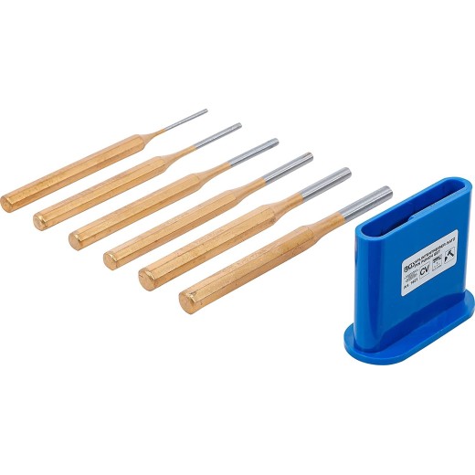 doorslag - pendrijver - drevel set, 6 delig - BGS