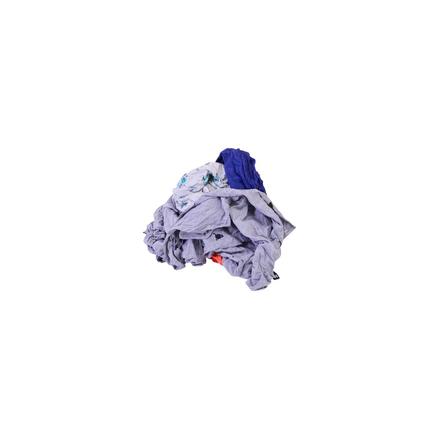 Poetspapier blauw - dubbel laags 1 rol
