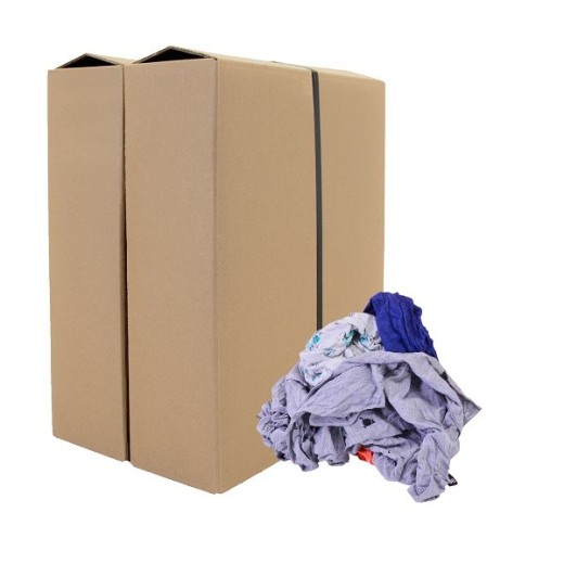 Poetspapier blauw - dubbel laags 1 rol