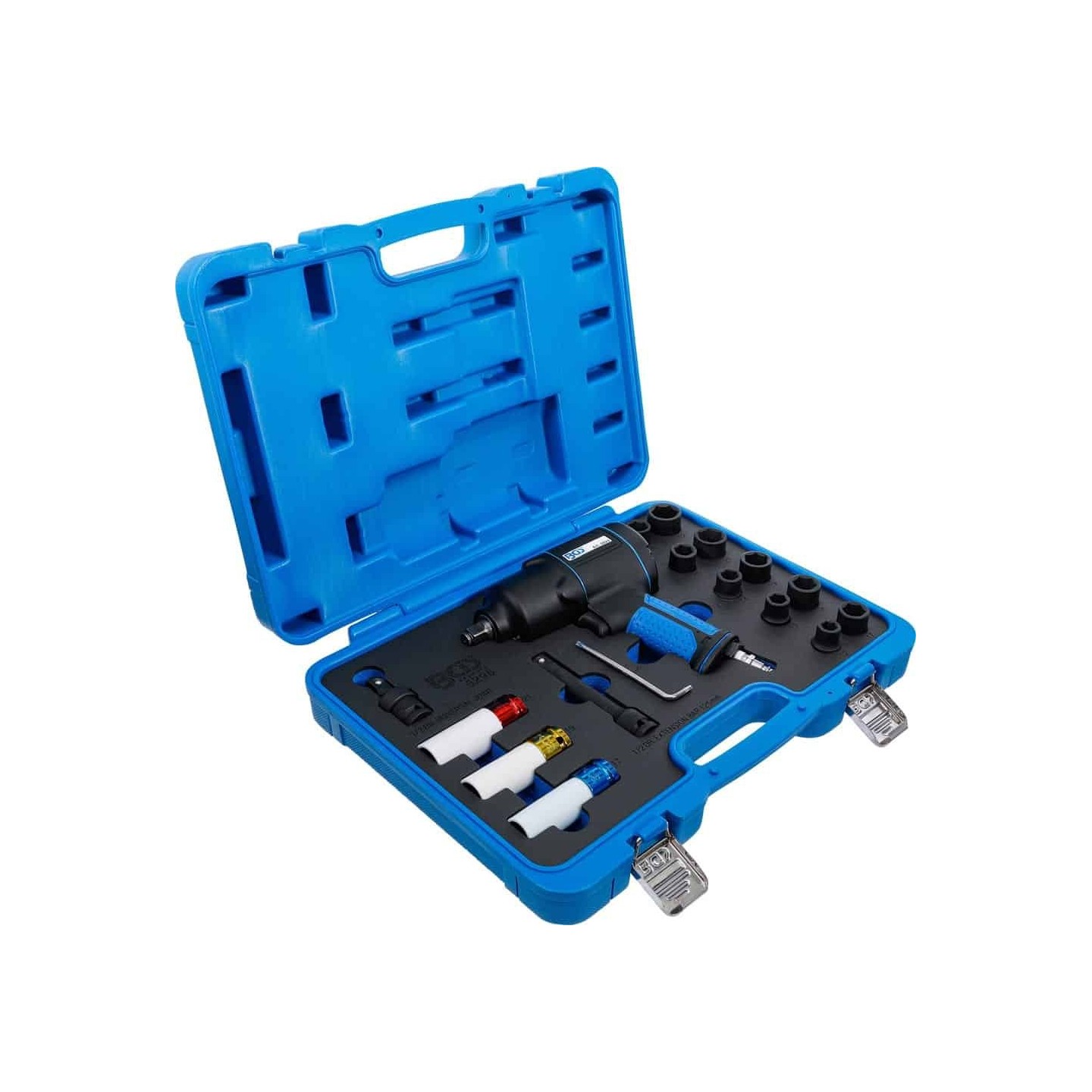 BGS 5295 Slagmoersleutel en krachtdoppen set | 12,5 mm (1/2″) | 1200 Nm | 16-delig