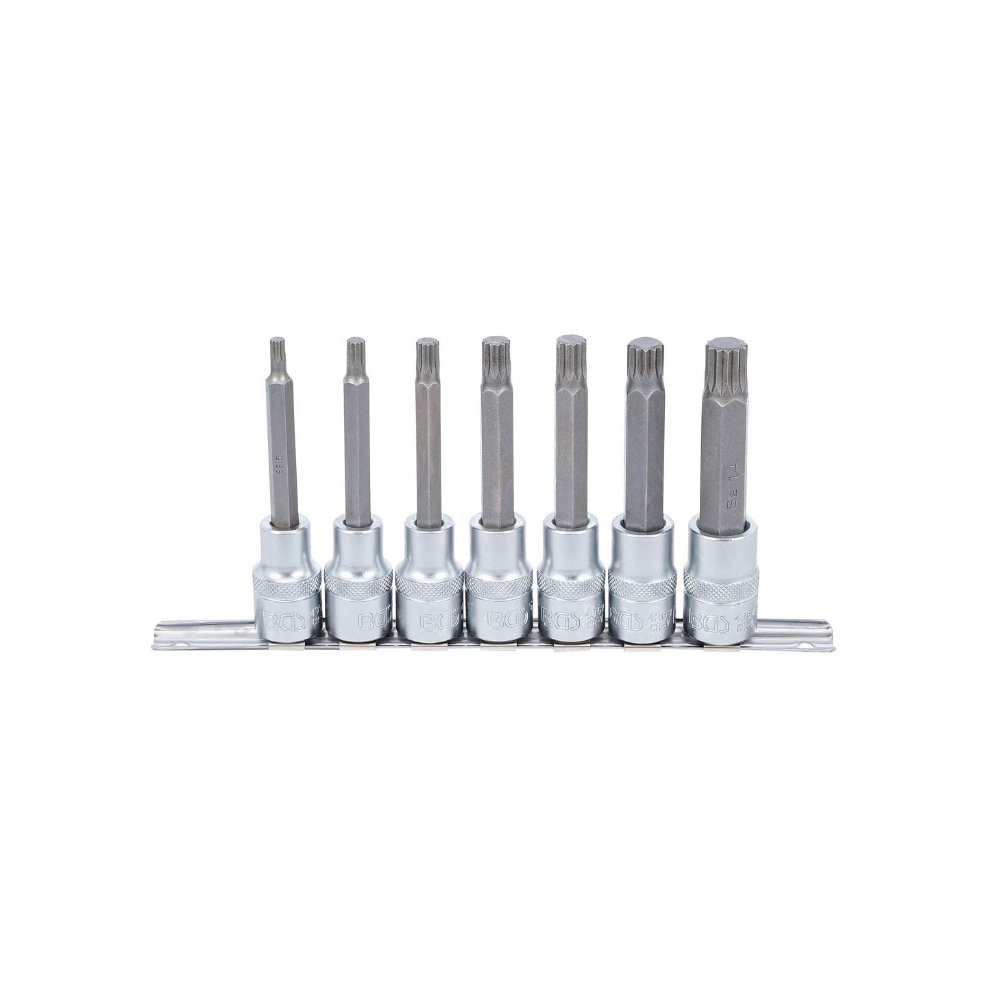 Doppenset 1/2" 9-delig LANGE UITVOERING
