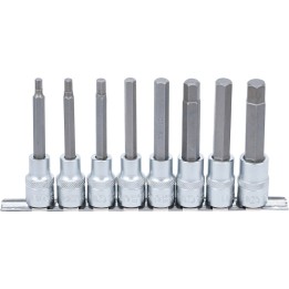 Doppenset 1/2" 9-delig LANGE UITVOERING