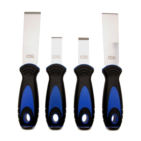 Pakking schrapers RVS set van 4 stuks